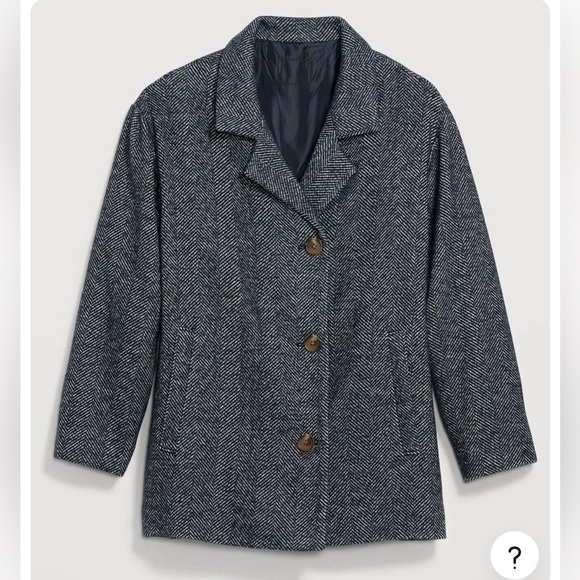 Soft-Brushed Herringbone coat - Picture 3 of 9